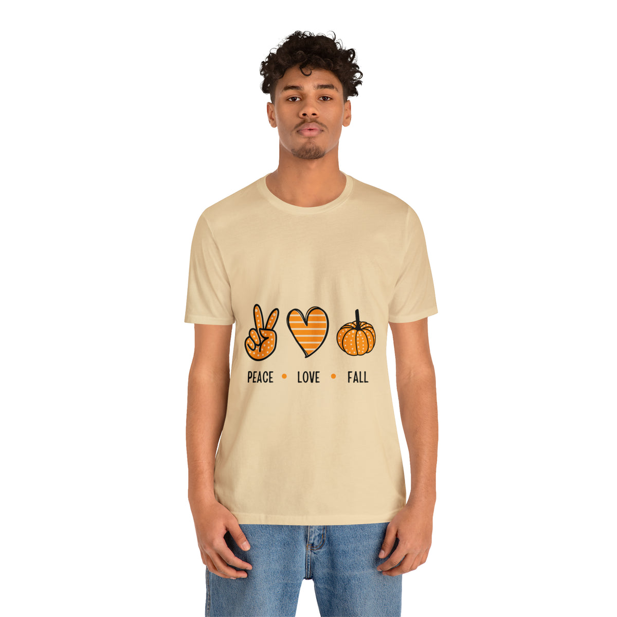 Peace Love Fall : Unisex Jersey Short Sleeve Tee