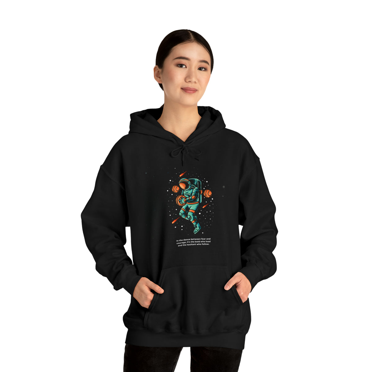 The Astronaut : Unisex Heavy Blend™ Hooded Sweatshirt