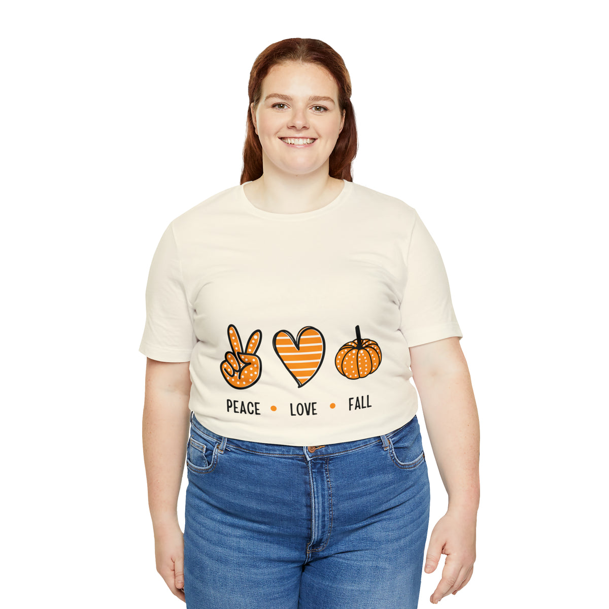 Peace Love Fall : Unisex Jersey Short Sleeve Tee