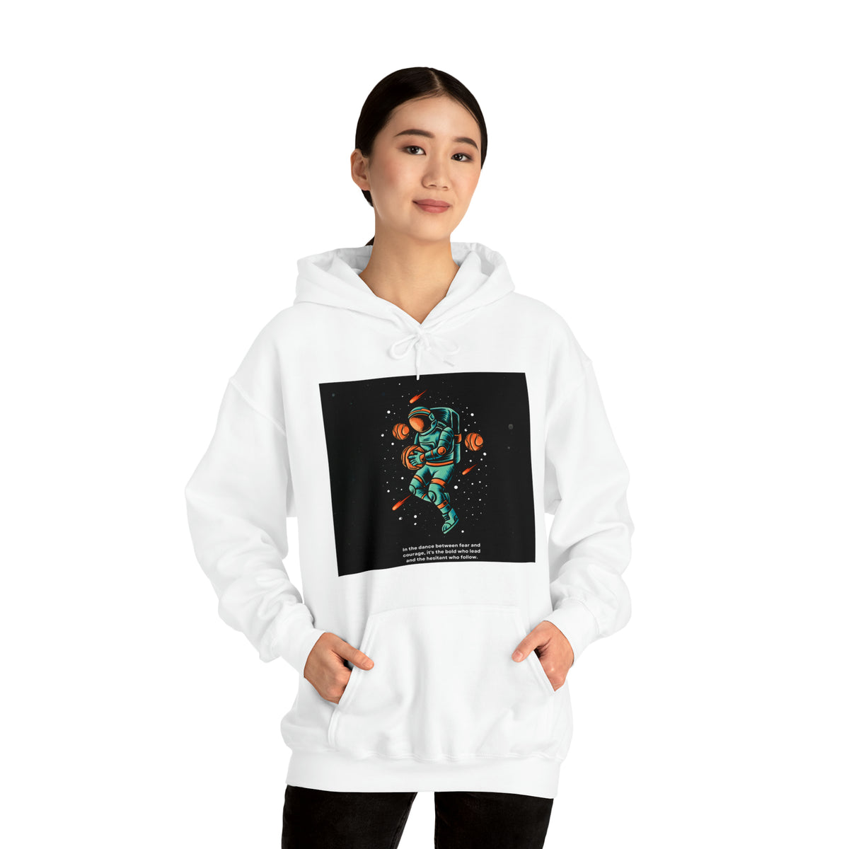 The Astronaut : Unisex Heavy Blend™ Hooded Sweatshirt