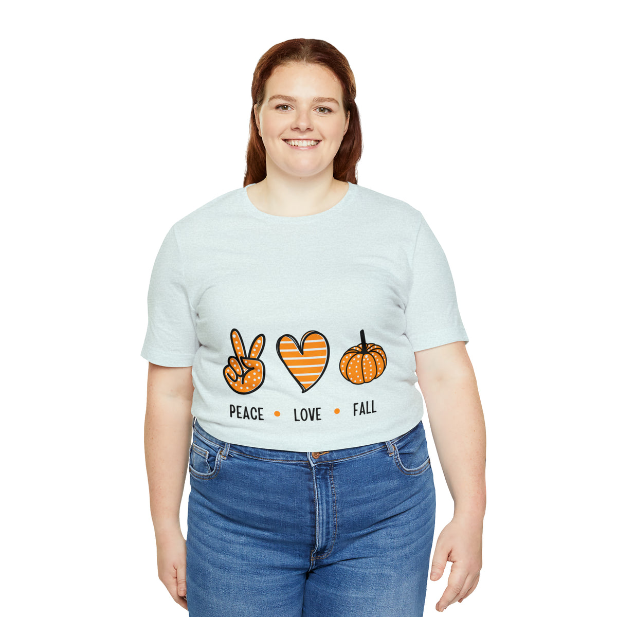 Peace Love Fall : Unisex Jersey Short Sleeve Tee