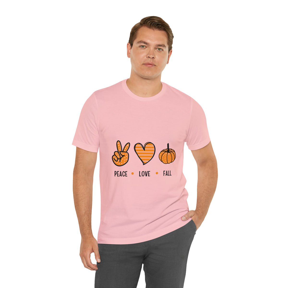 Peace Love Fall : Unisex Jersey Short Sleeve Tee