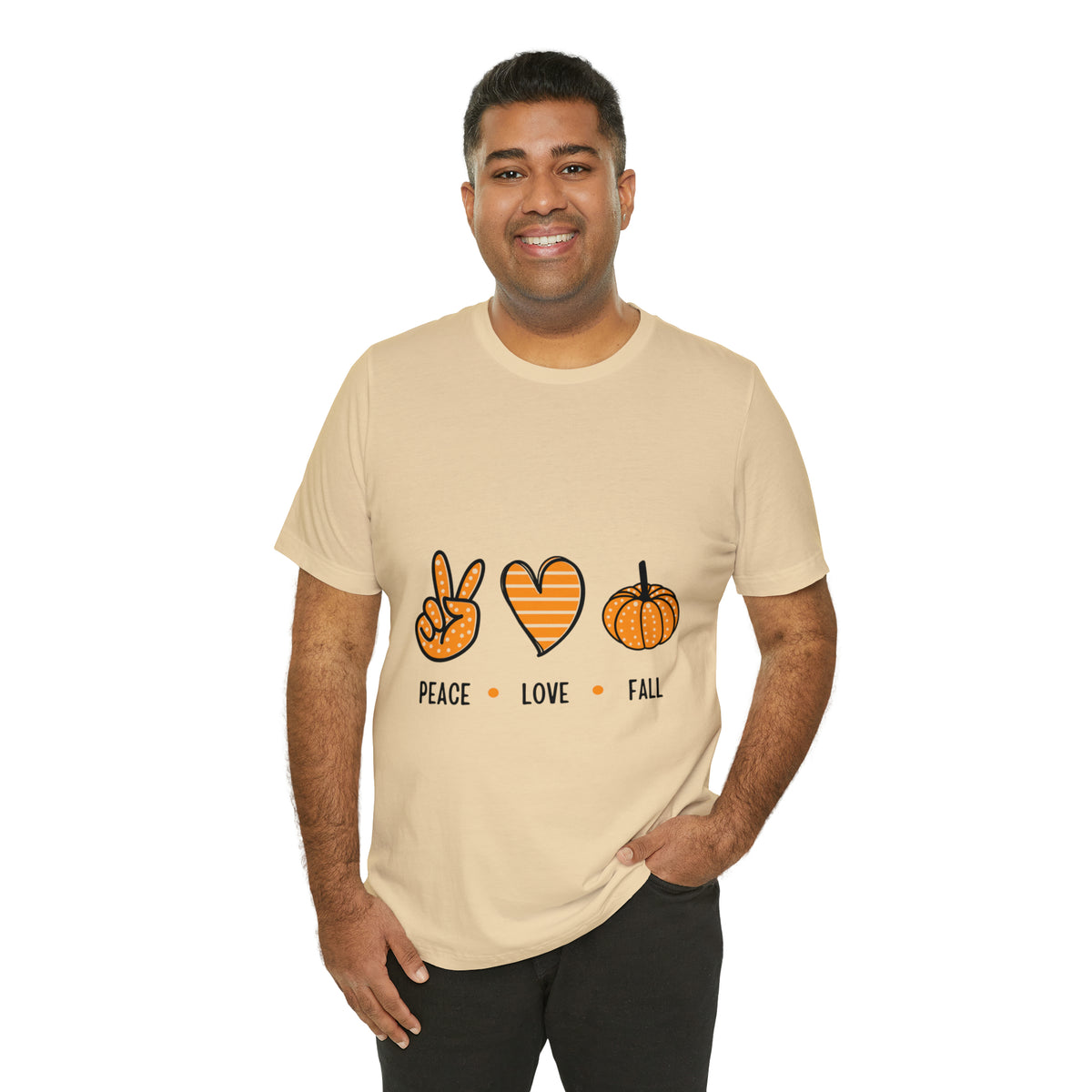 Peace Love Fall : Unisex Jersey Short Sleeve Tee