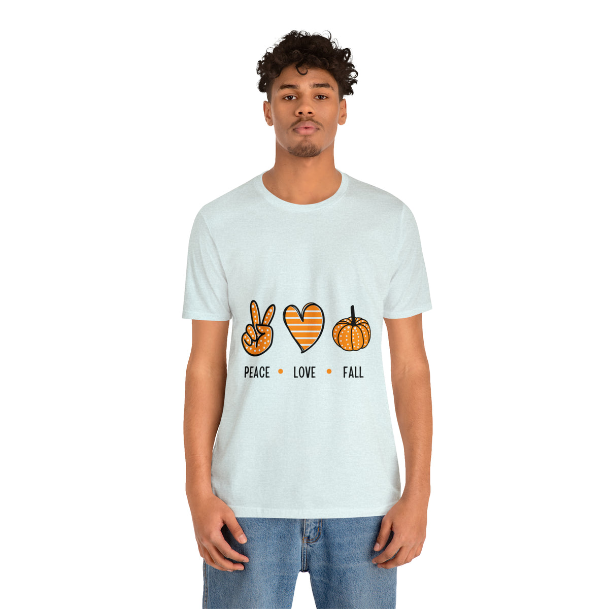 Peace Love Fall : Unisex Jersey Short Sleeve Tee