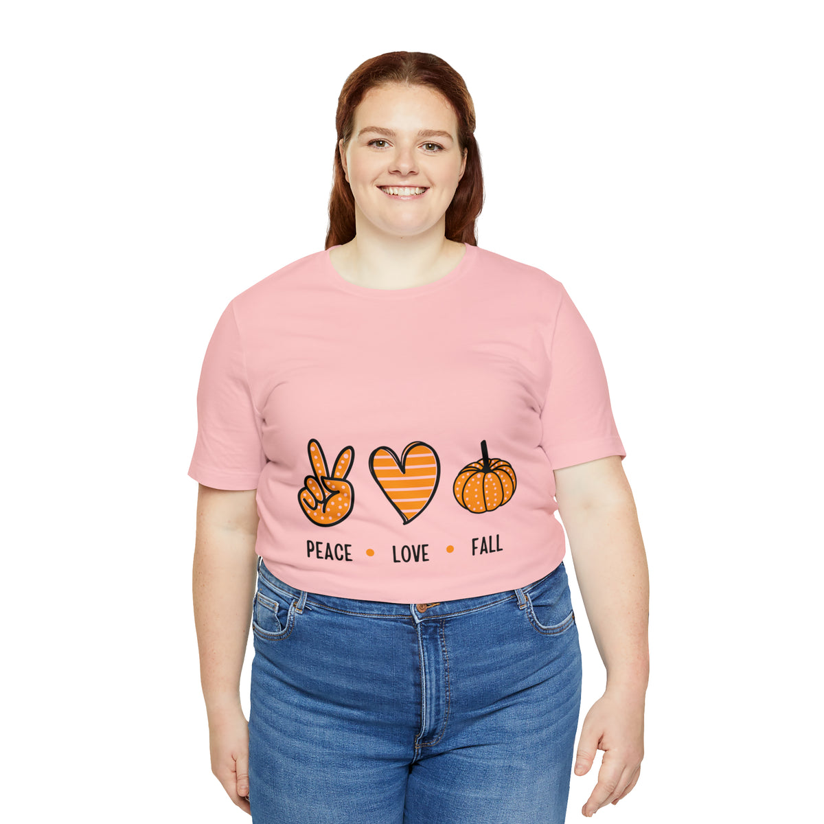 Peace Love Fall : Unisex Jersey Short Sleeve Tee