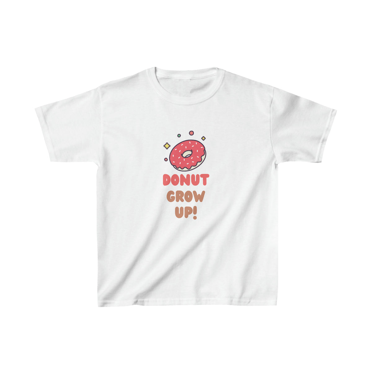 Donut Grow Up! A Kids Heavy Cotton™ Tee