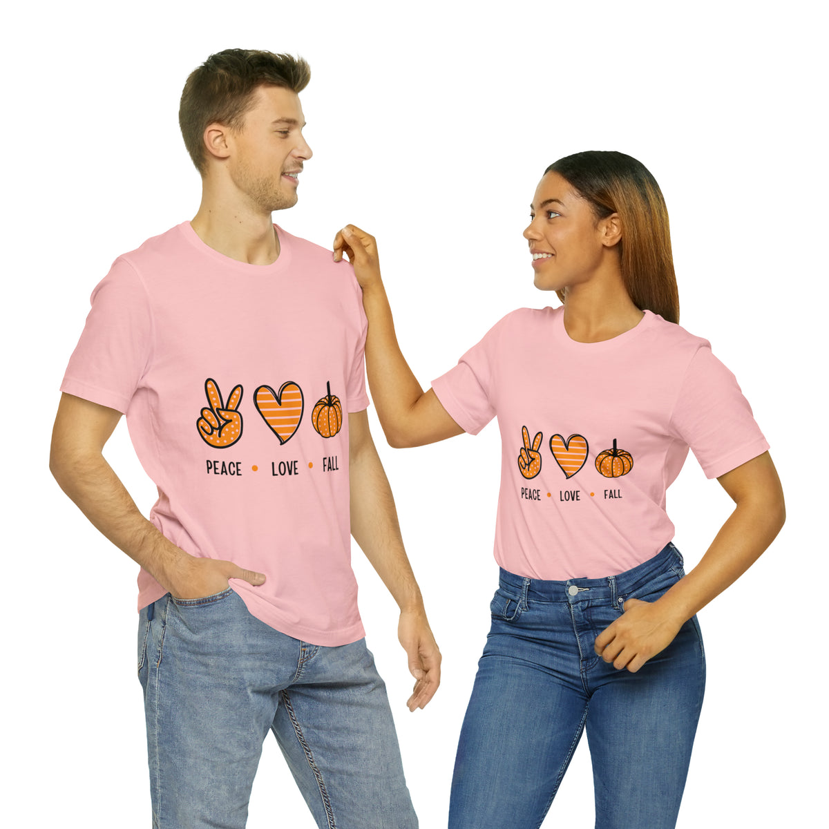 Peace Love Fall : Unisex Jersey Short Sleeve Tee