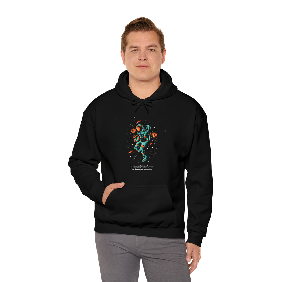 The Astronaut : Unisex Heavy Blend™ Hooded Sweatshirt