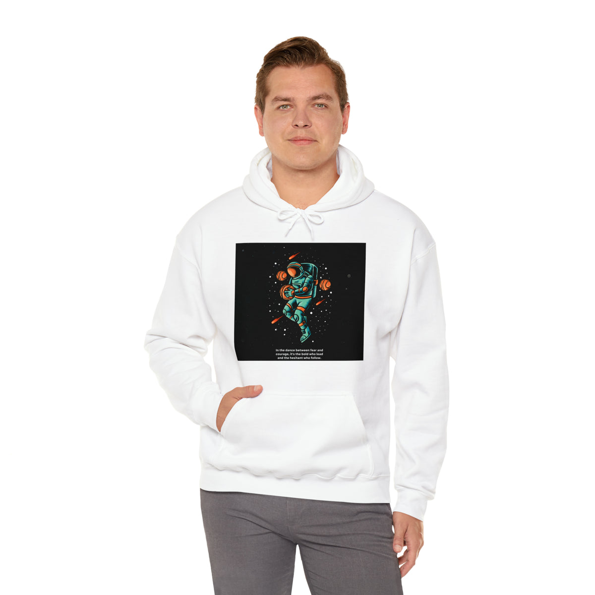 The Astronaut : Unisex Heavy Blend™ Hooded Sweatshirt