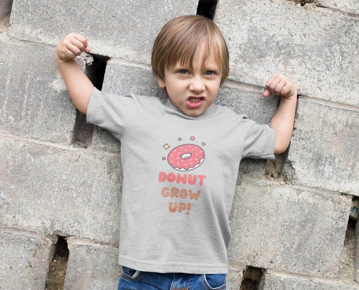 Donut Grow Up! A Kids Heavy Cotton™ Tee