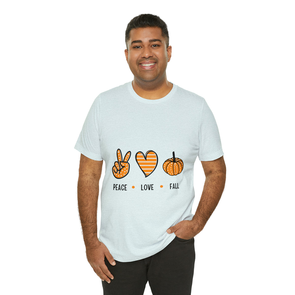 Peace Love Fall : Unisex Jersey Short Sleeve Tee