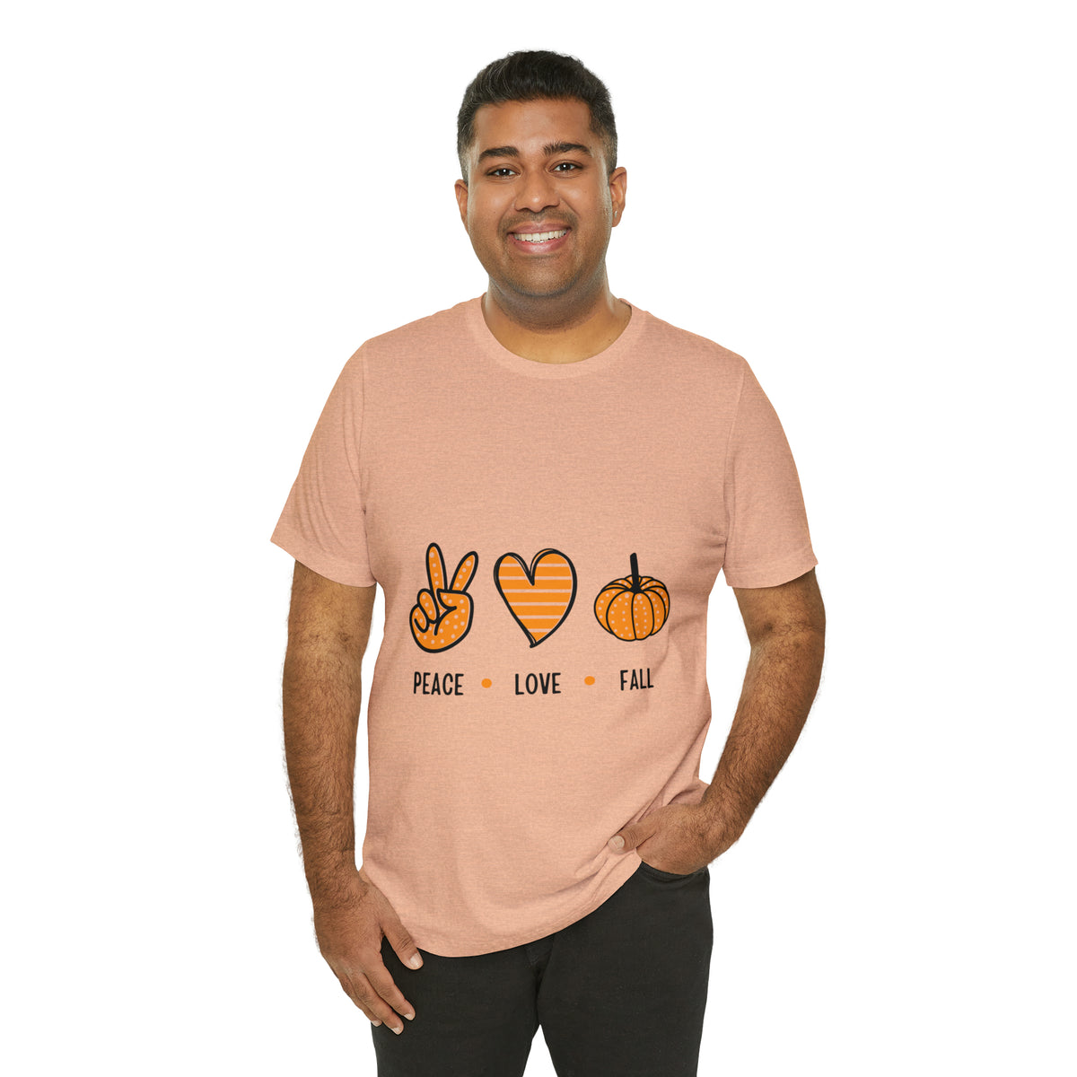 Peace Love Fall : Unisex Jersey Short Sleeve Tee