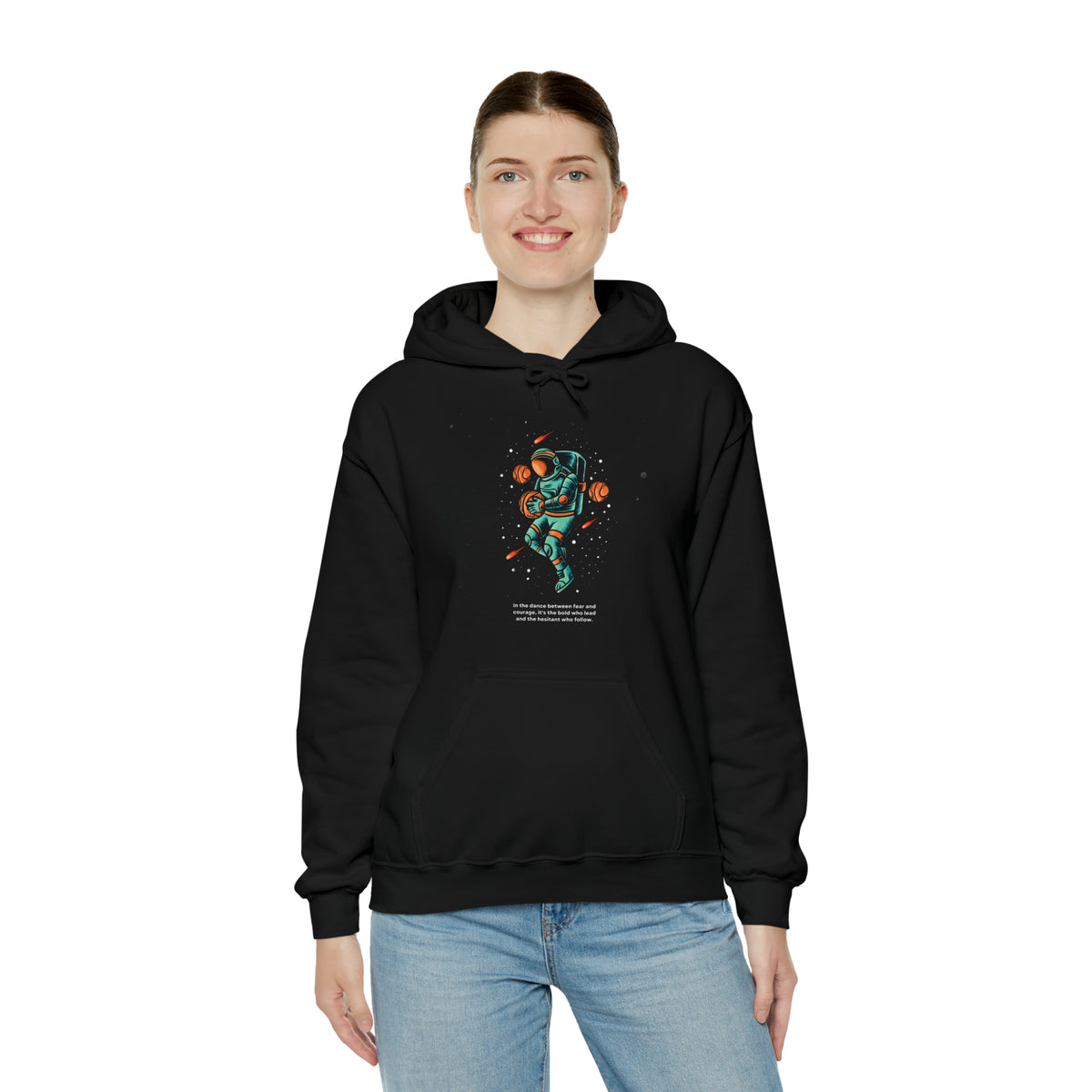 The Astronaut : Unisex Heavy Blend™ Hooded Sweatshirt