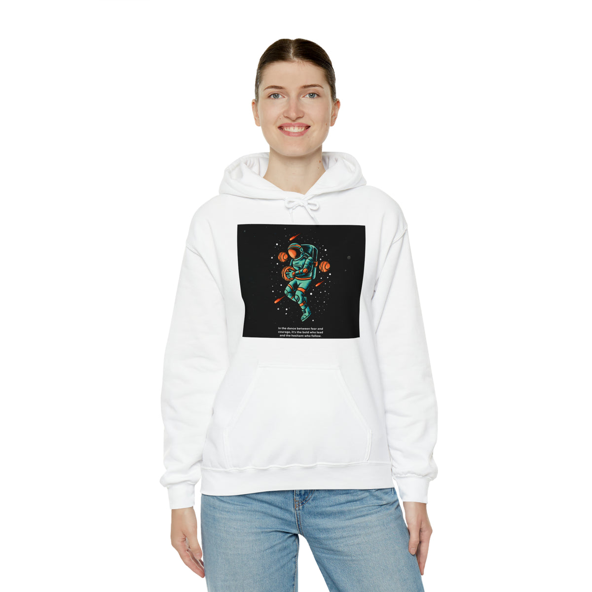 The Astronaut : Unisex Heavy Blend™ Hooded Sweatshirt