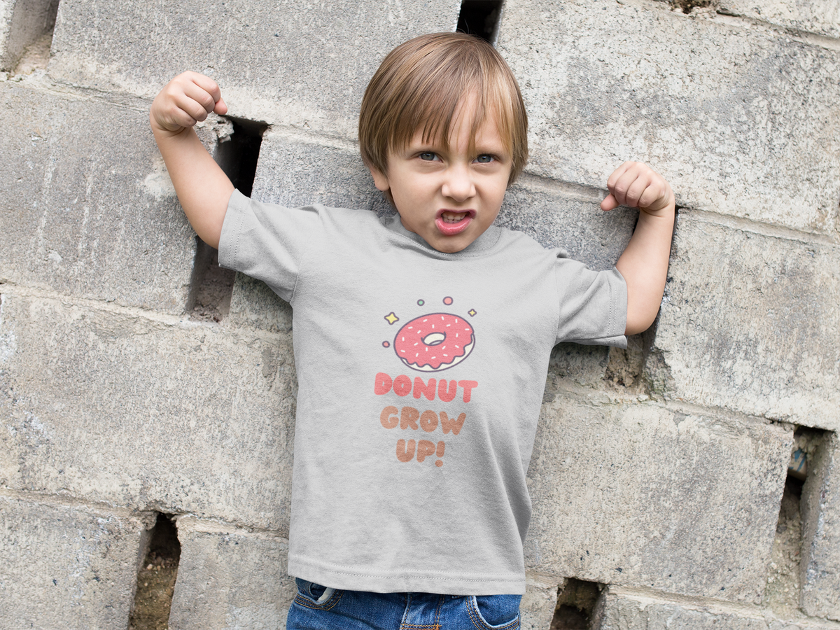 Donut Grow Up! A Kids Heavy Cotton™ Tee