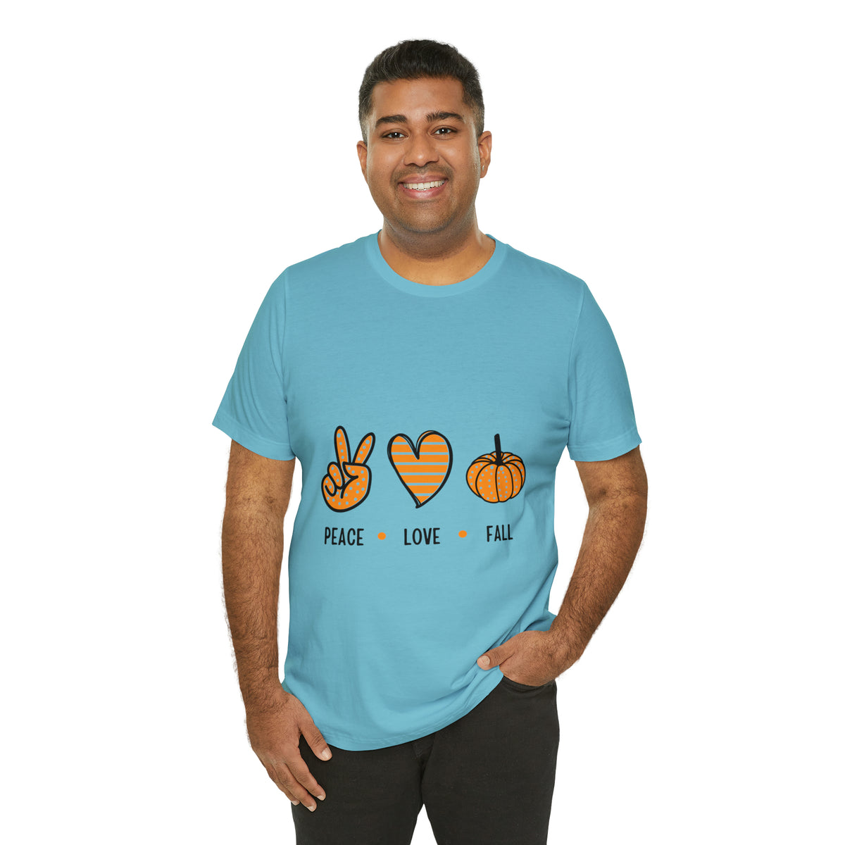 Peace Love Fall : Unisex Jersey Short Sleeve Tee