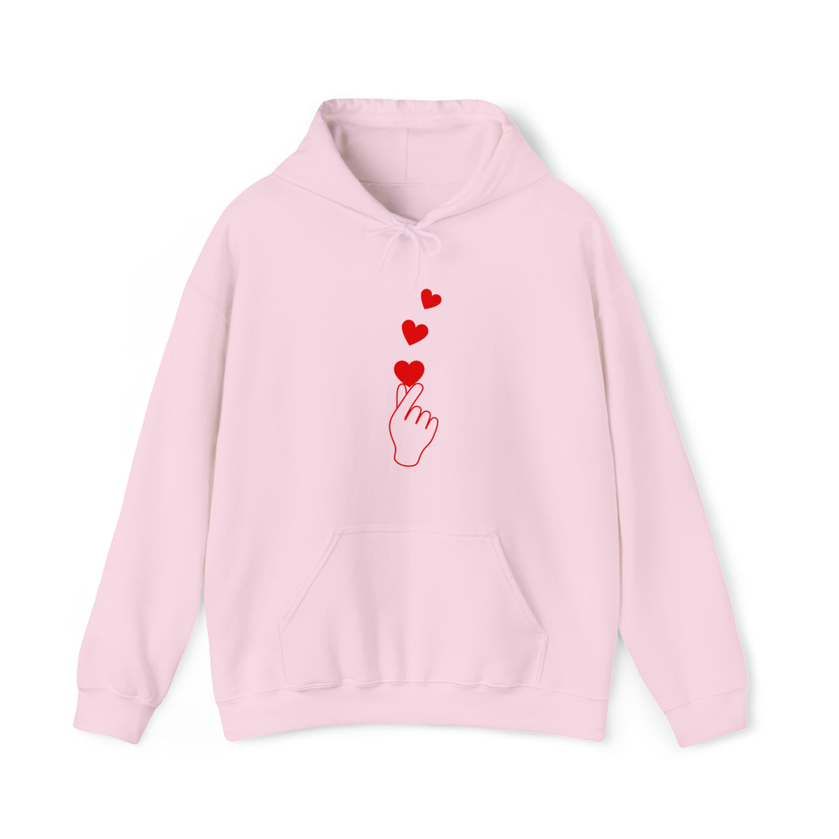 Korean Finger Heart  Unisex Heavy Blend™ Hooded Sweatshirt