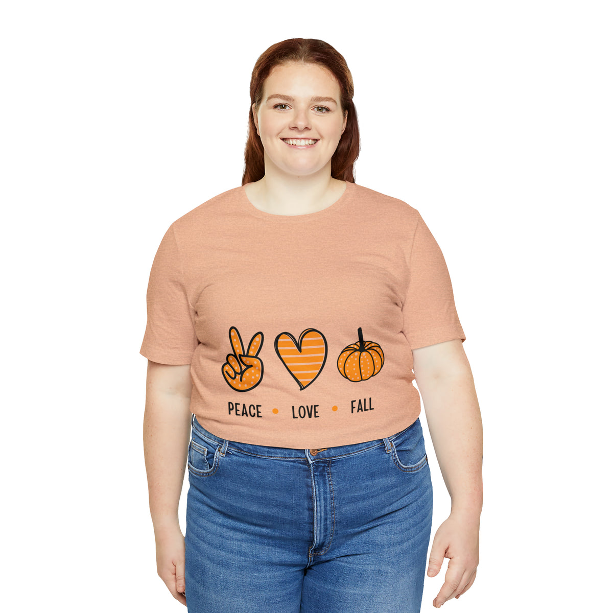 Peace Love Fall : Unisex Jersey Short Sleeve Tee