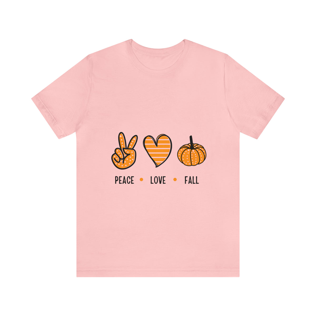 Peace Love Fall : Unisex Jersey Short Sleeve Tee