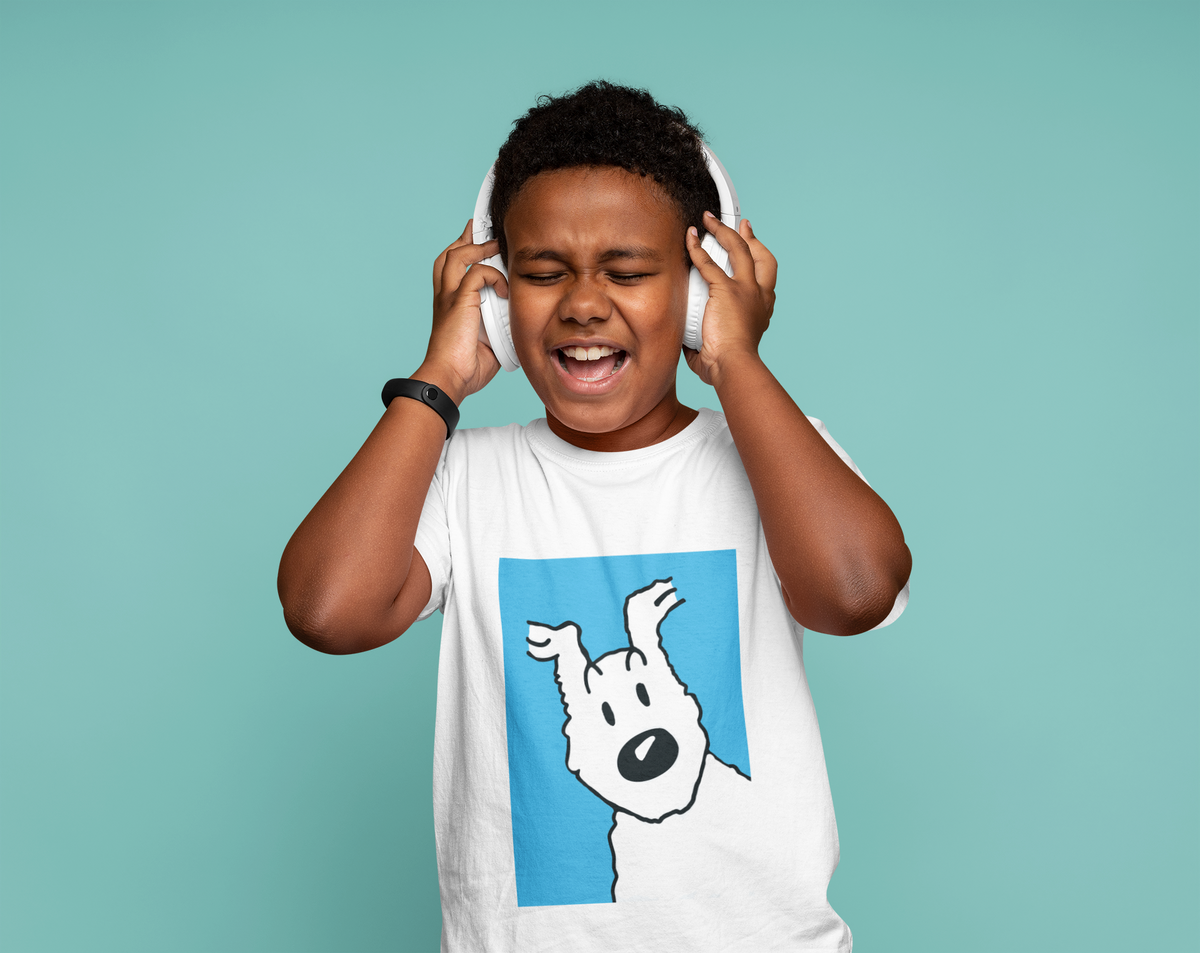 Snowy the dog - Kids Heavy Cotton™ Tee