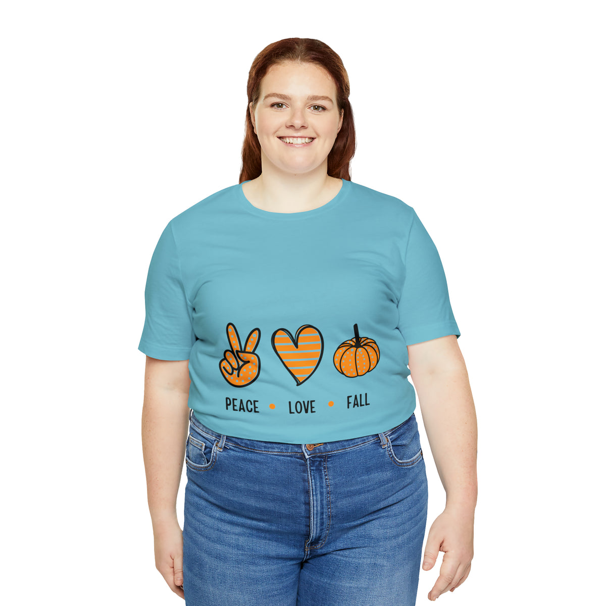 Peace Love Fall : Unisex Jersey Short Sleeve Tee