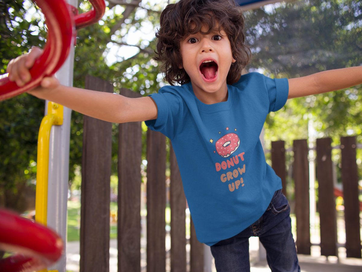 Donut Grow Up! A Kids Heavy Cotton™ Tee